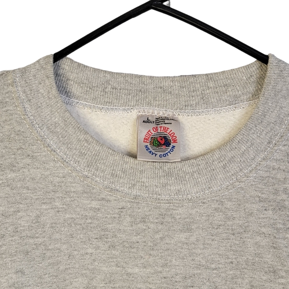 Nebraska Cornhuskers Script Spell out Vintage 80's 90's Heavyweight Crewneck L - Picture 7 of 12